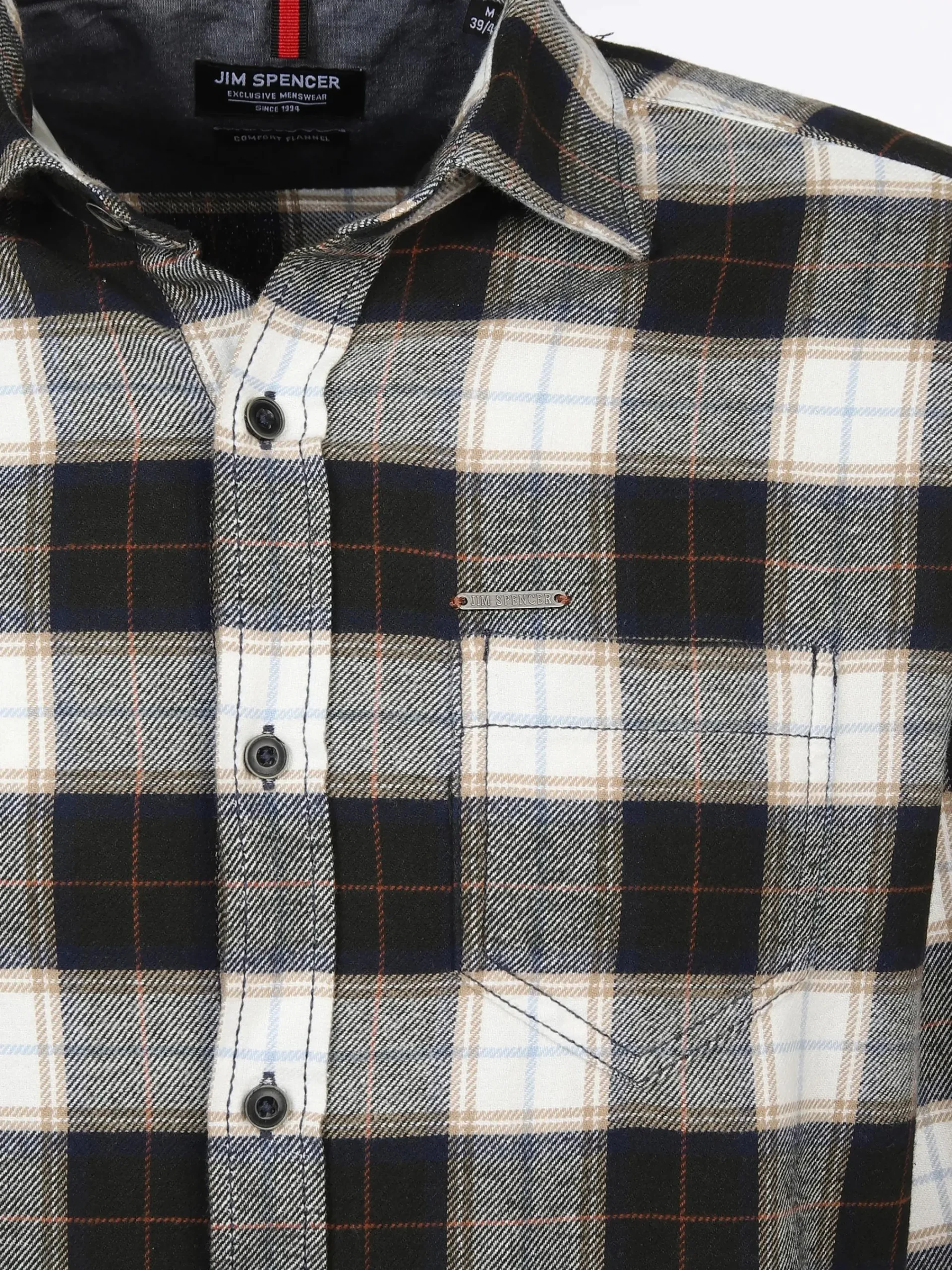Herren Jim Spencer Herren Flanellhemd im Karodessin