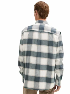 Herren Tom Tailor Herren Flanellhemd im Karolook