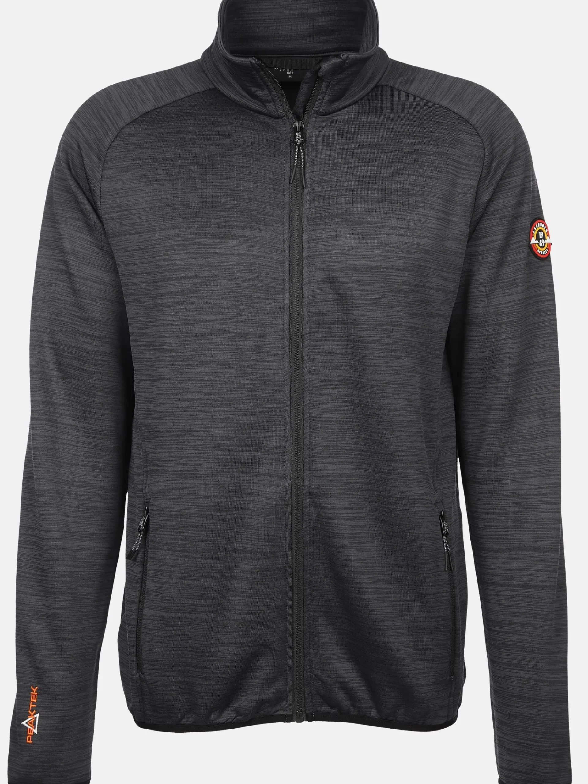 Herren Grinario Sports Herren Fleece Jacke meliert