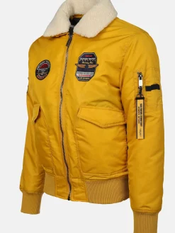 Herren Southern Territory Herren Fliegerblouson mit abnehmbaren Sherpa-Kragen