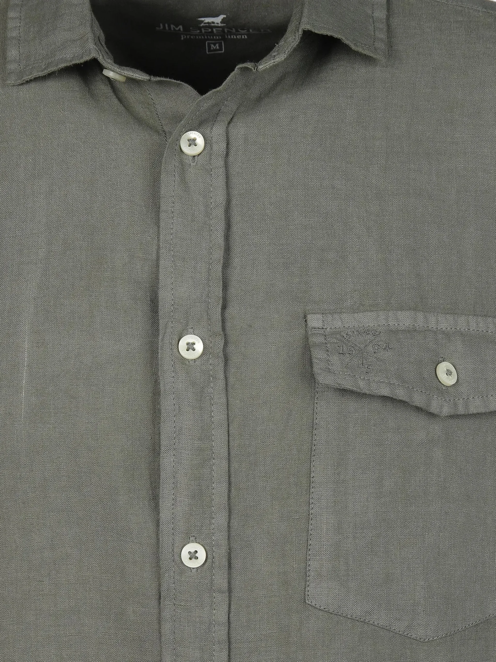 Herren Jim Spencer Herren Freizeithemd aus Leinen