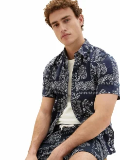 Herren Tom Tailor Herren Freizeithemd im Paisleydessin