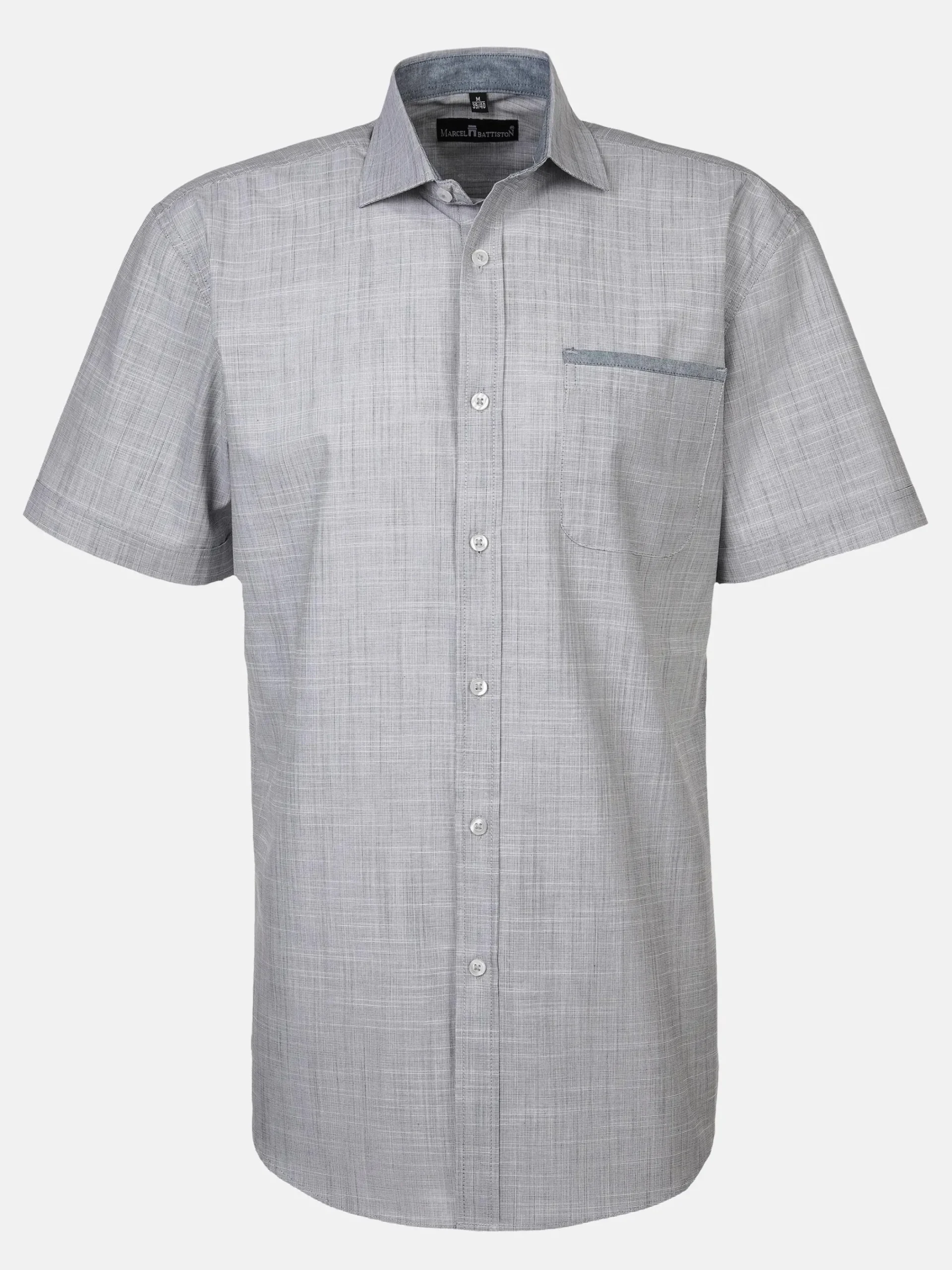 Herren Marcel Battiston Herren Freizeithemd mit 1/2 Arm