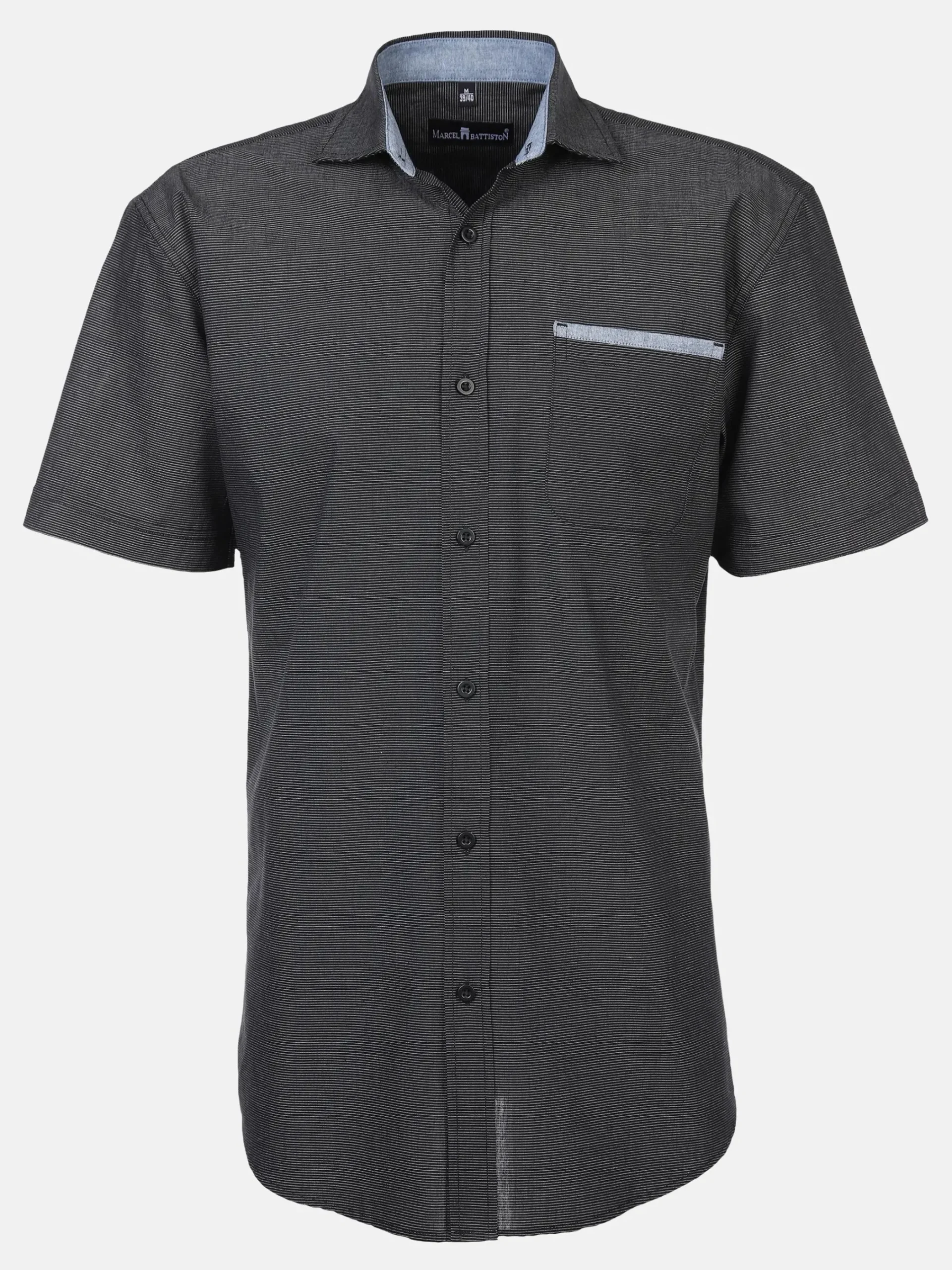 Herren Marcel Battiston Herren Freizeithemd mit 1/2 Arm