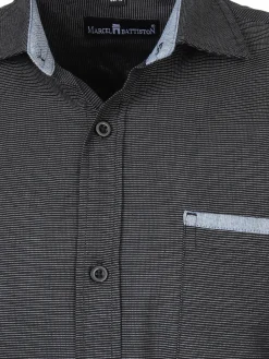 Herren Marcel Battiston Herren Freizeithemd mit 1/2 Arm