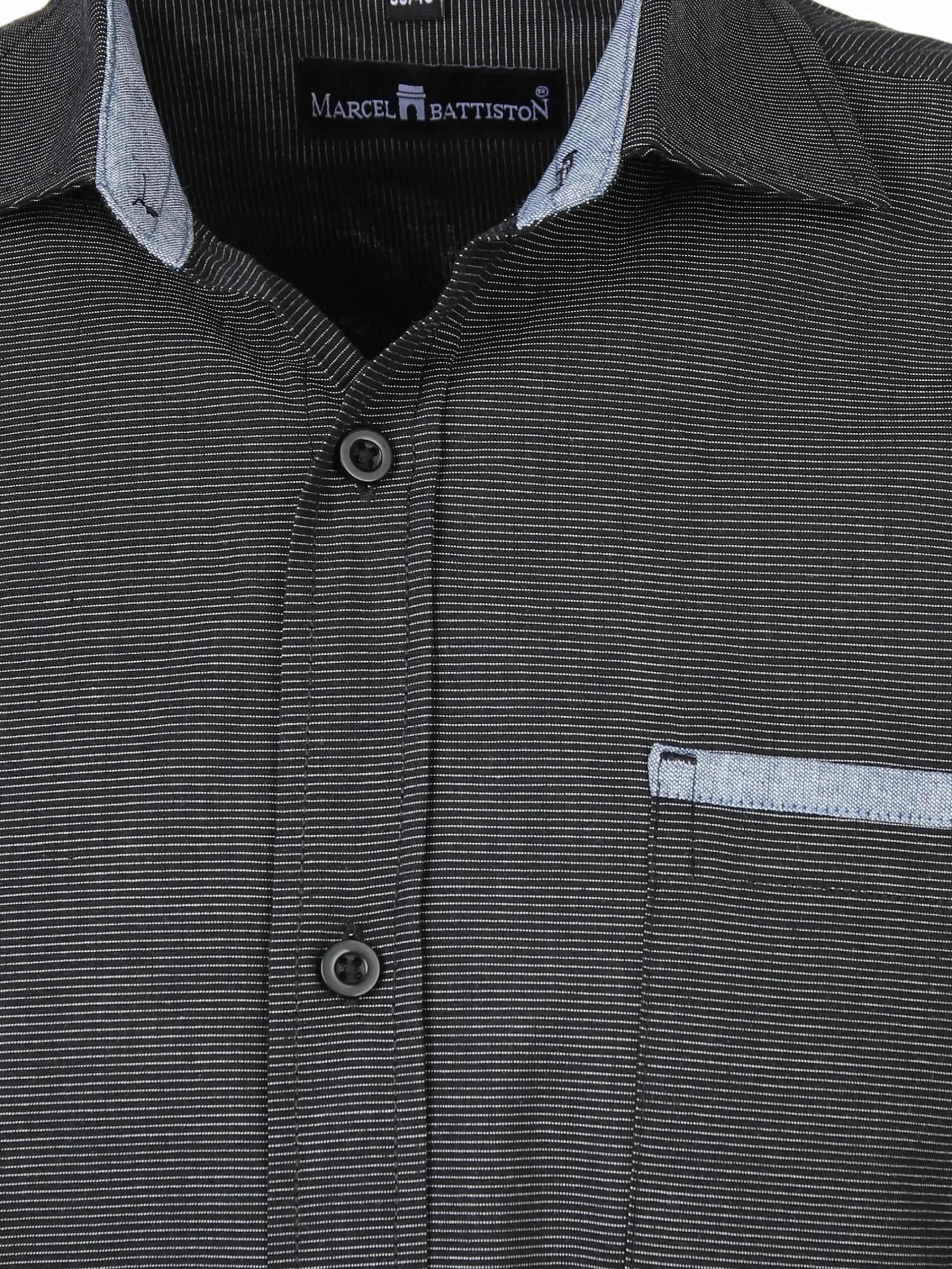 Herren Marcel Battiston Herren Freizeithemd mit 1/2 Arm