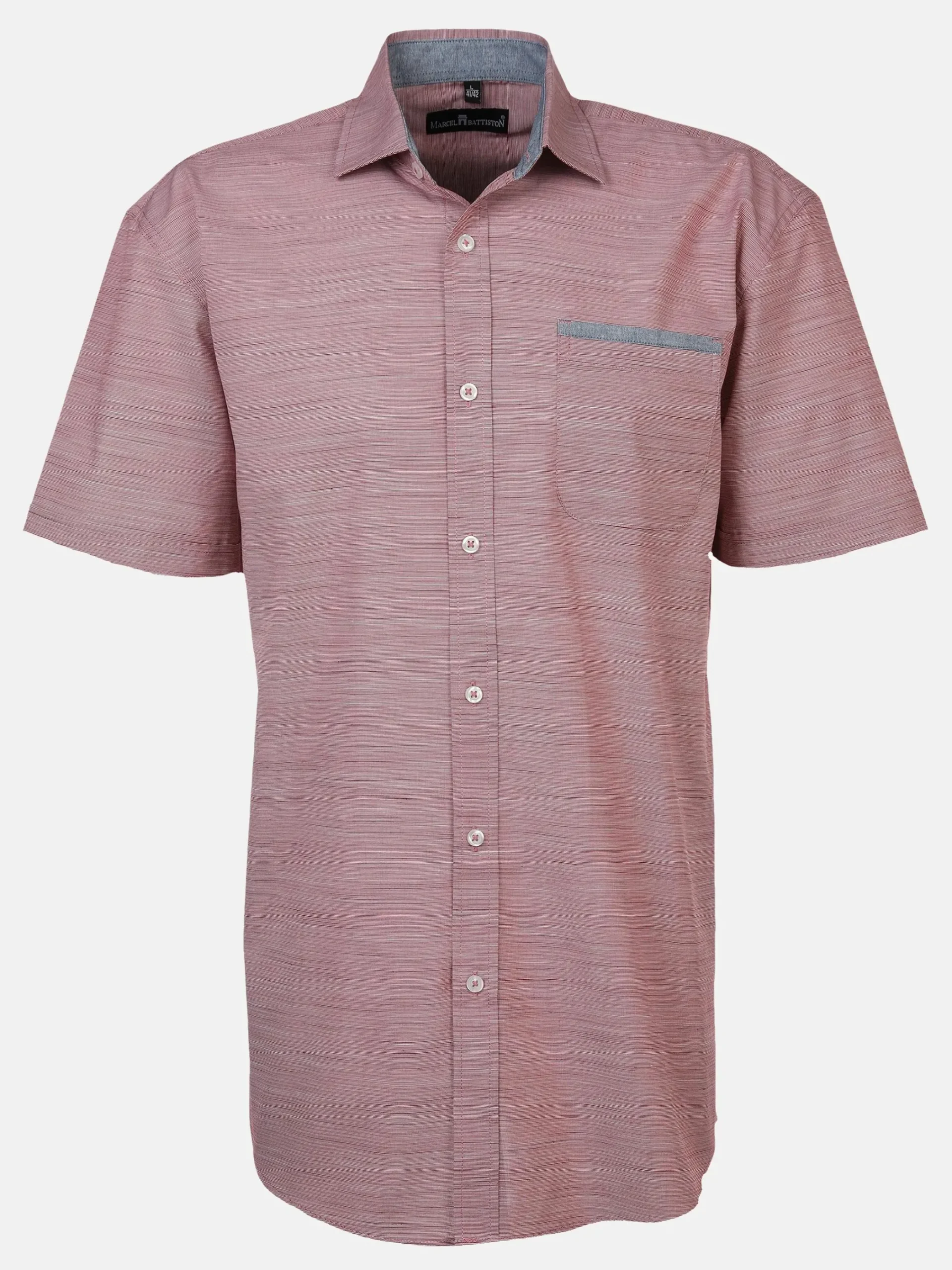 Herren Marcel Battiston Herren Freizeithemd mit 1/2 Arm
