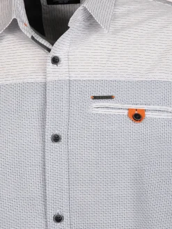 Herren Jim Spencer Herren Freizeithemd mit abgesetzter Passe