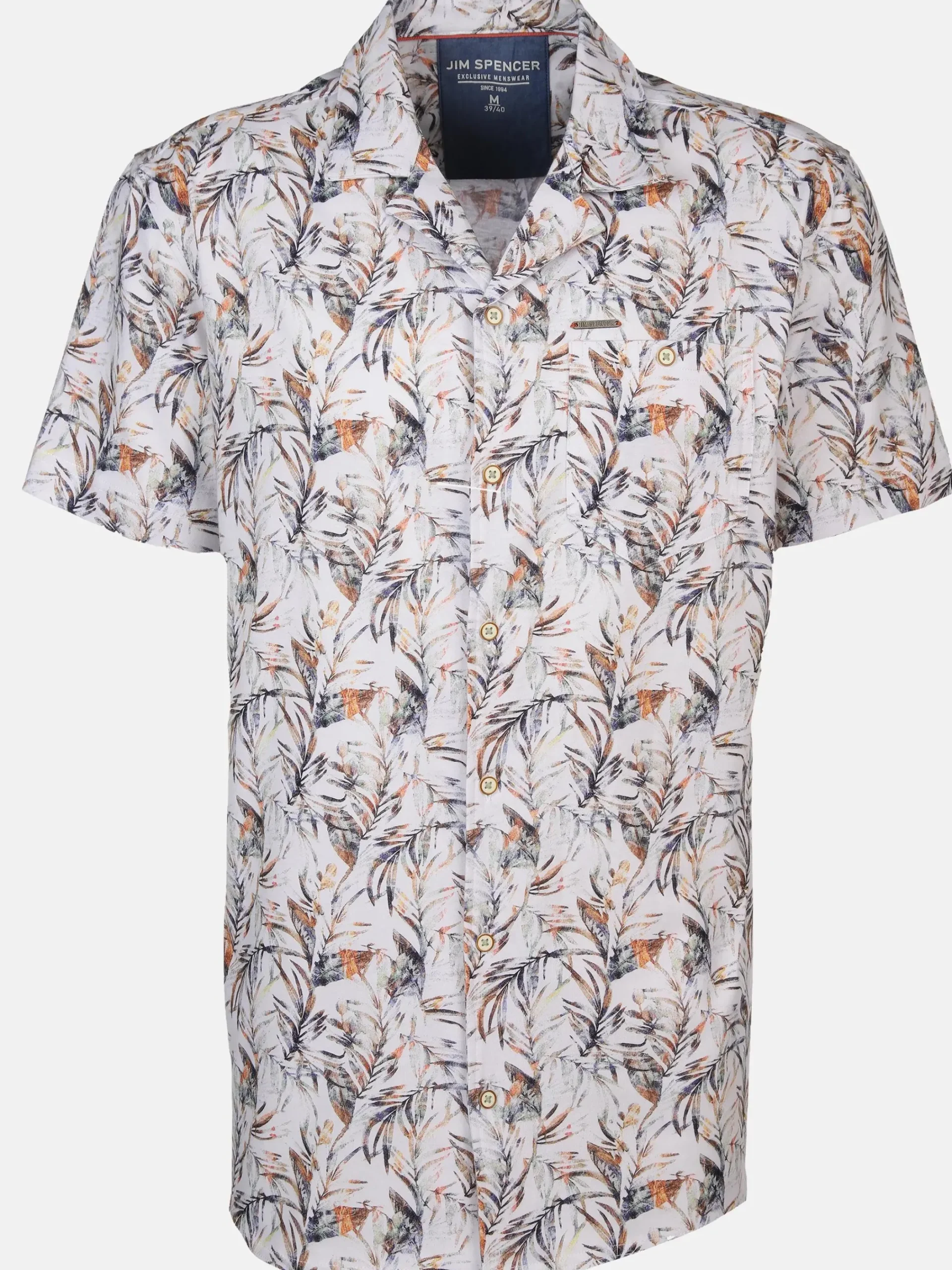 Herren Jim Spencer Herren Freizeithemd mit Alloverprint