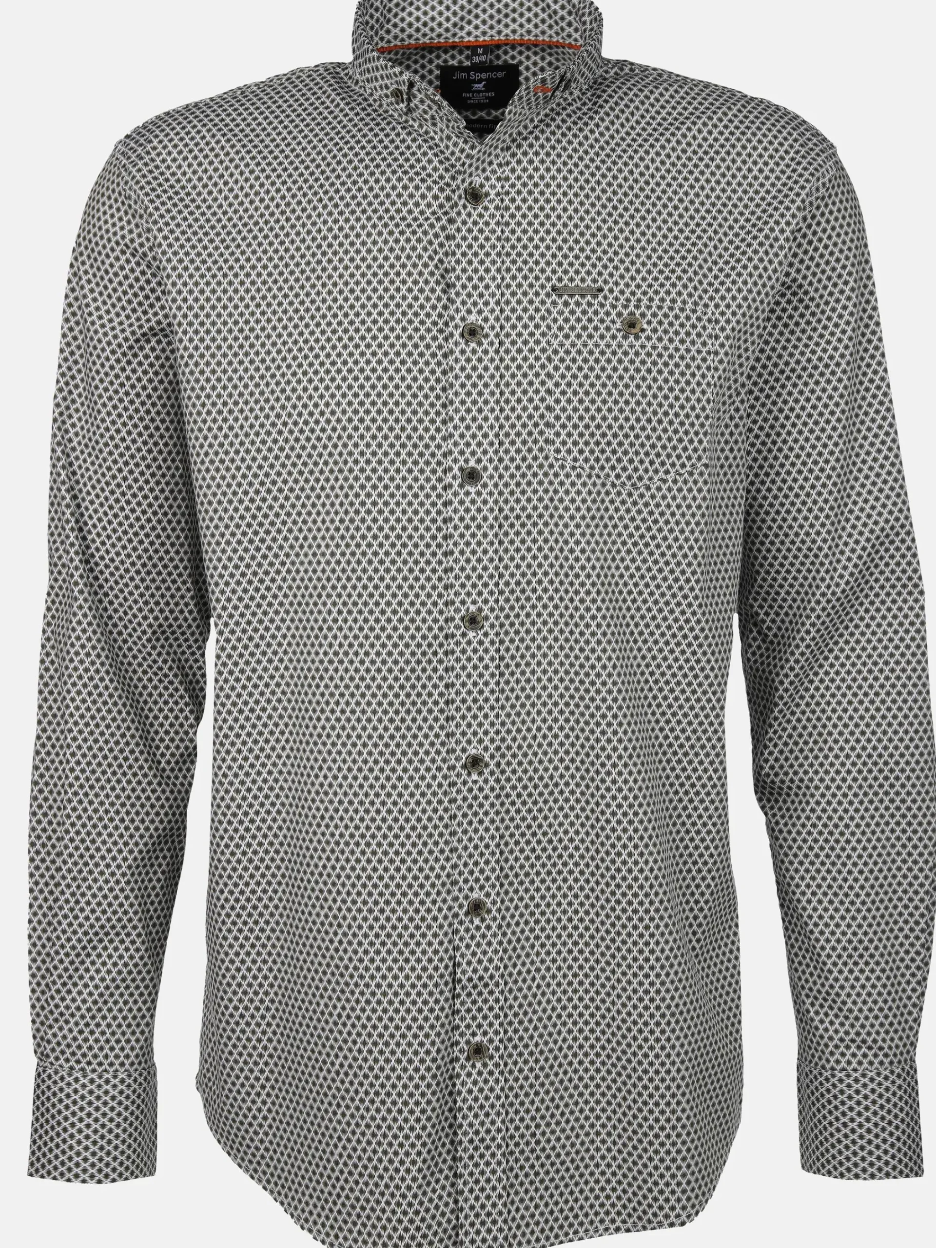 Herren Jim Spencer Herren Freizeithemd mit Brusttasche