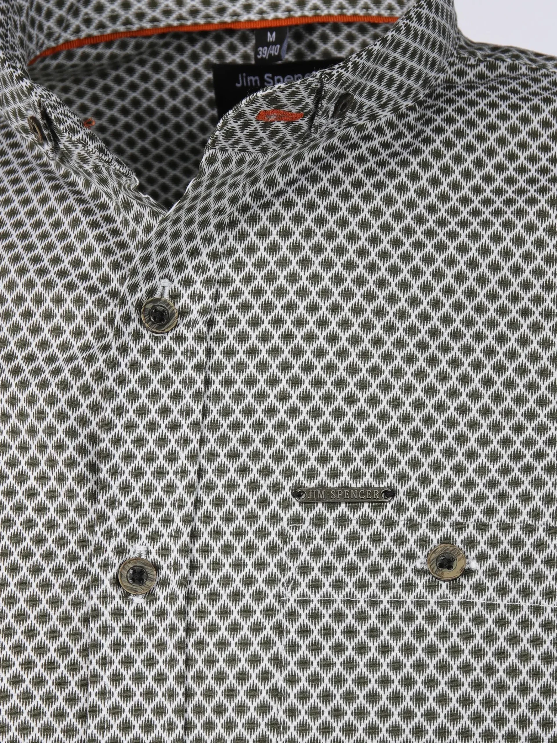 Herren Jim Spencer Herren Freizeithemd mit Brusttasche