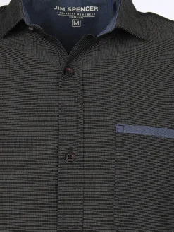 Herren Jim Spencer Herren Freizeithemd mit kurzem Arm