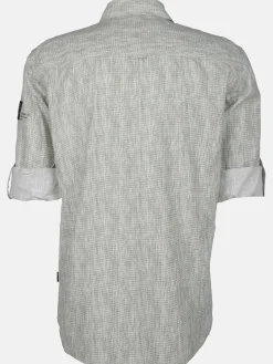 Herren Jim Spencer Herren Freizeithemd mit langen, krempelbaren Ärmeln