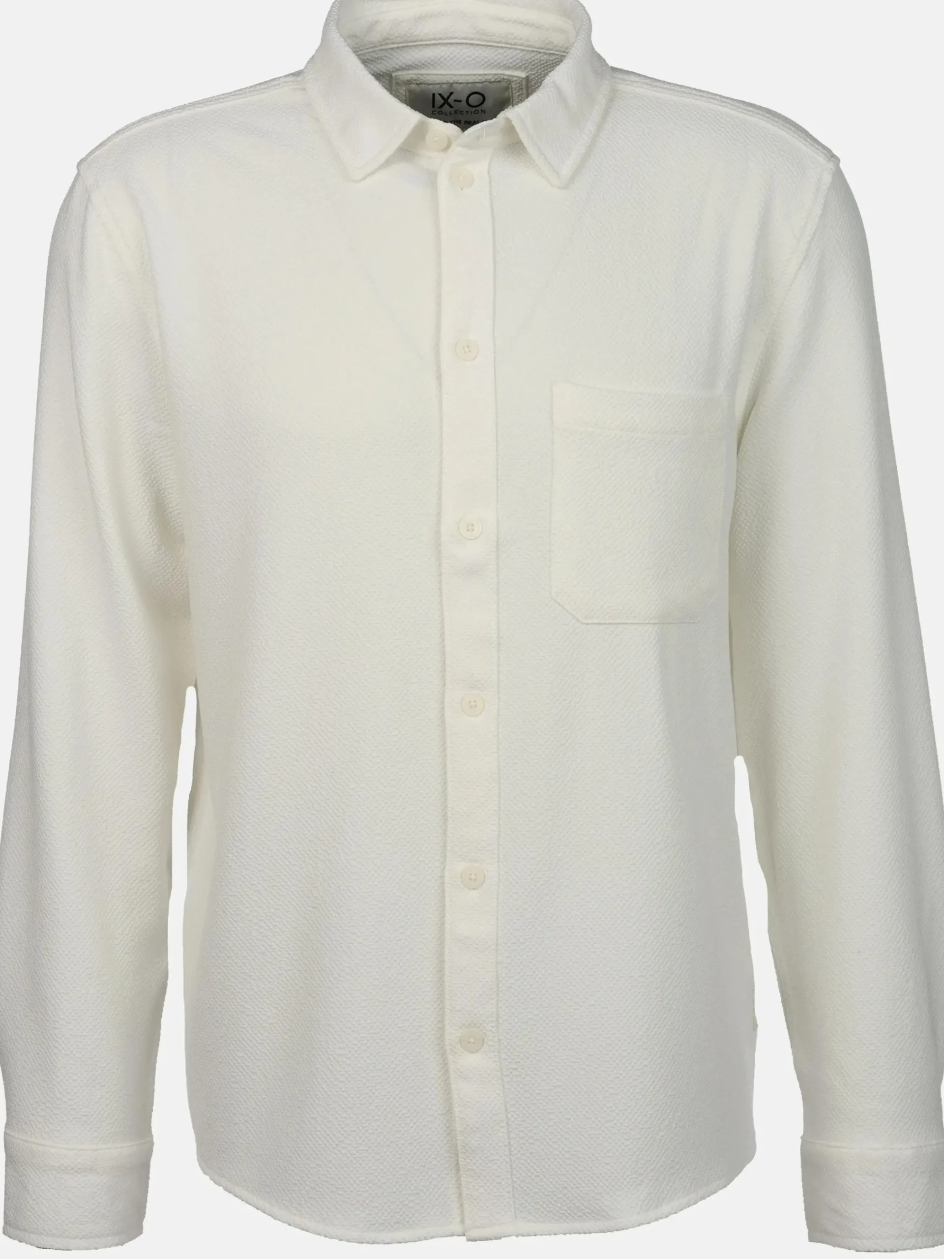 Herren IX-O Herren Freizeithemd mit Struktur
