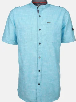 Herren Jim Spencer Herren Freizeithemd mit Stehkragen