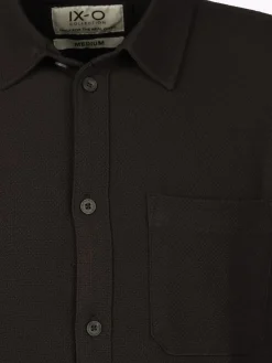 Herren IX-O Herren Freizeithemd mit Struktur