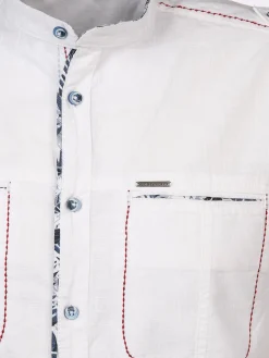 Herren Jim Spencer Herren Freizeithemd mit Stehkragen