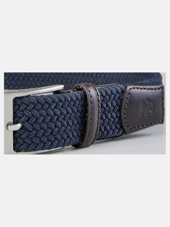 Herren Lerros Herren Gürtel mit Fischgräten-Muster