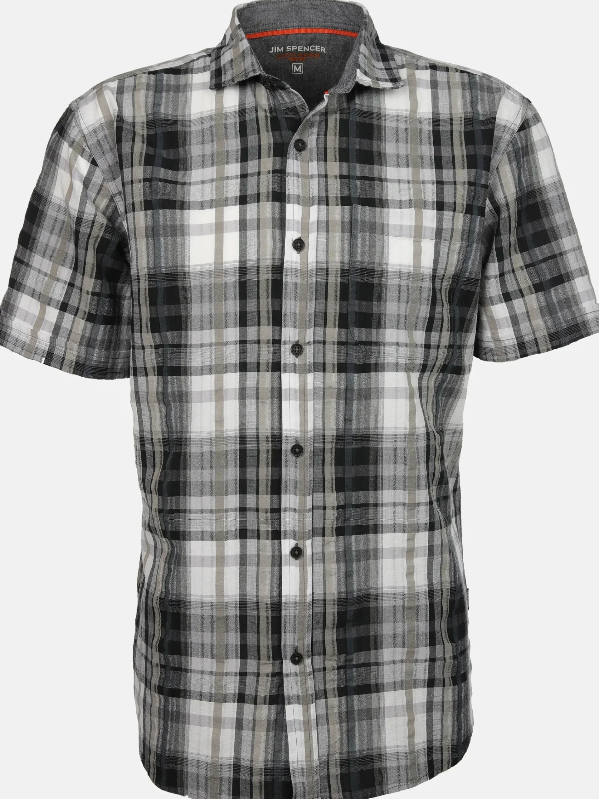 Herren Jim Spencer Herren Hemd mit kurzen Ärmeln