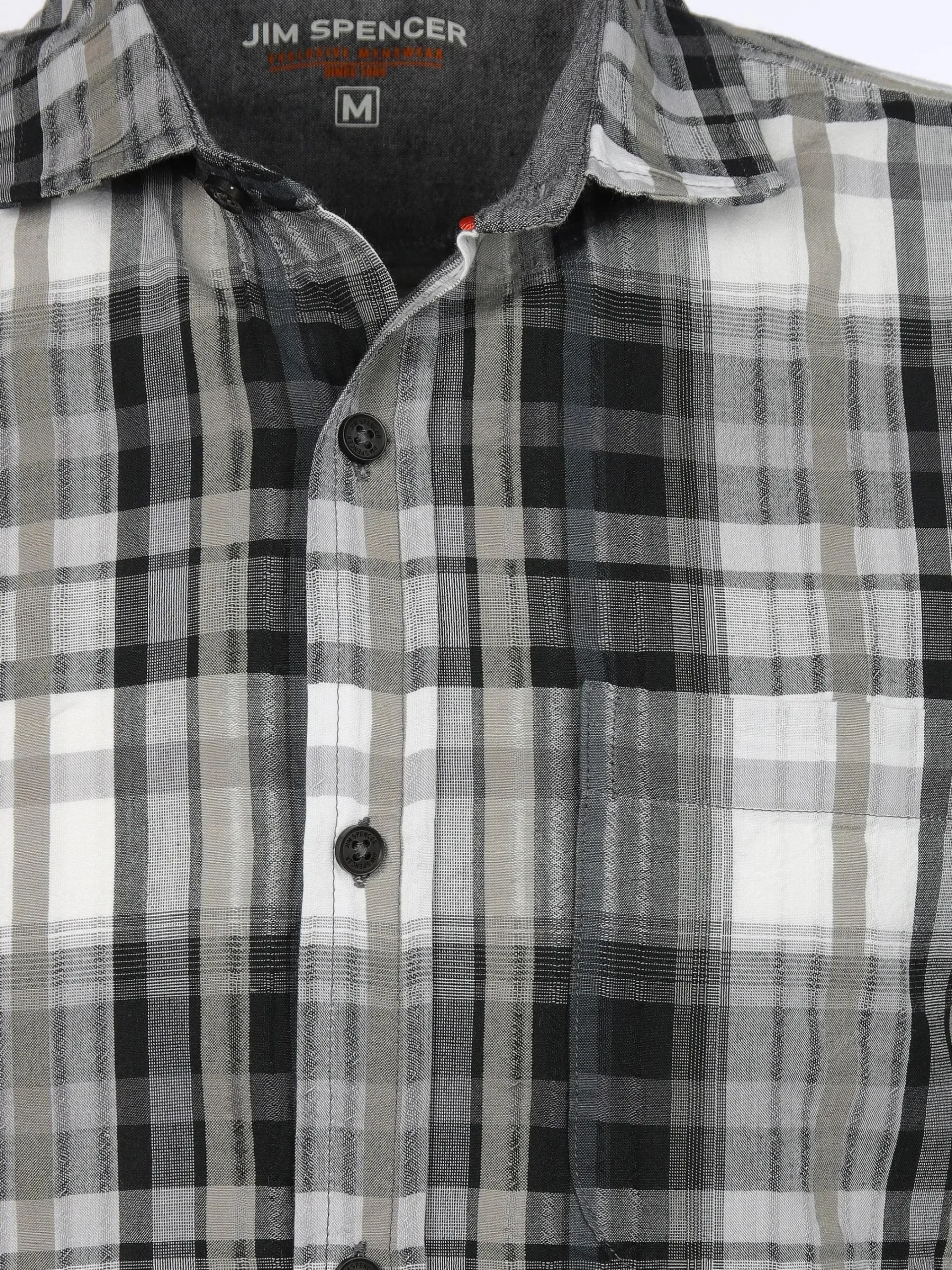 Herren Jim Spencer Herren Hemd mit kurzen Ärmeln