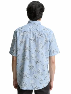 Herren Tom Tailor Herren Hemd mit Palmen