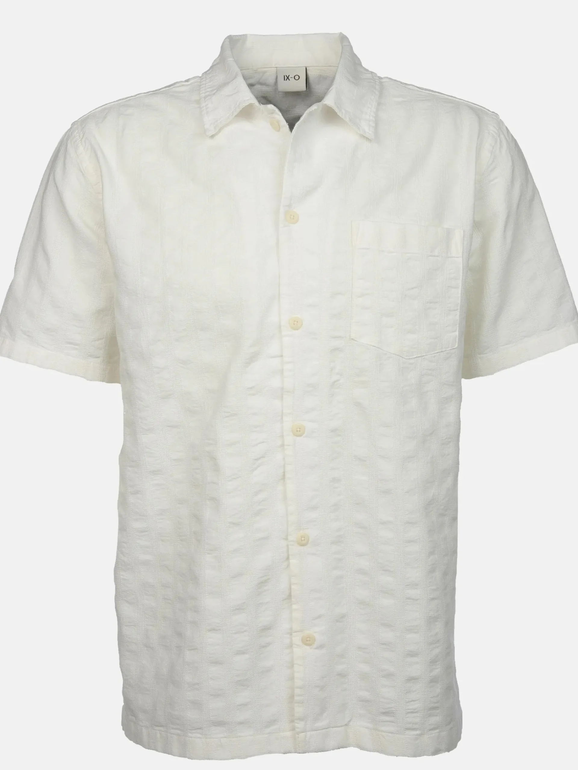 Herren IX-O Herren Hemd mit Struktur