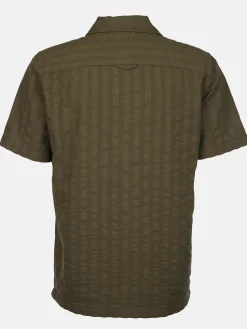 Herren IX-O Herren Hemd mit Struktur