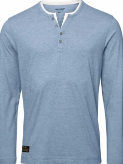 Herren HERO by John Medoox Herren Henley Shirt