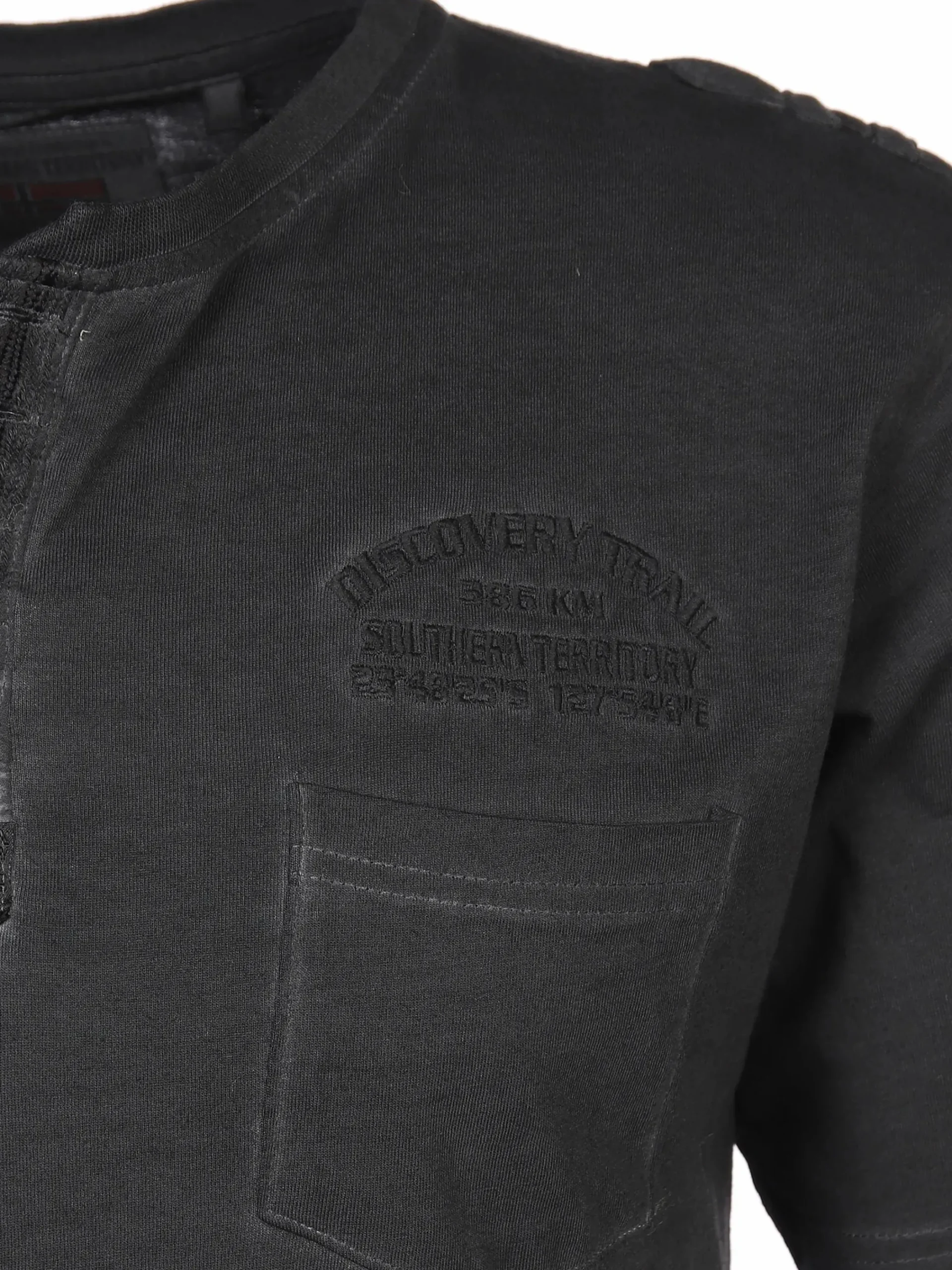 Herren Southern Territory Herren Henley Shirt im Used Look