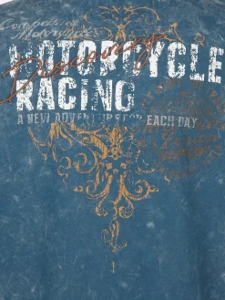 Herren Southern Territory Herren Henley Shirt mit Print