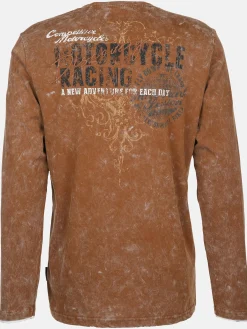 Herren Southern Territory Herren Henley Shirt mit Print