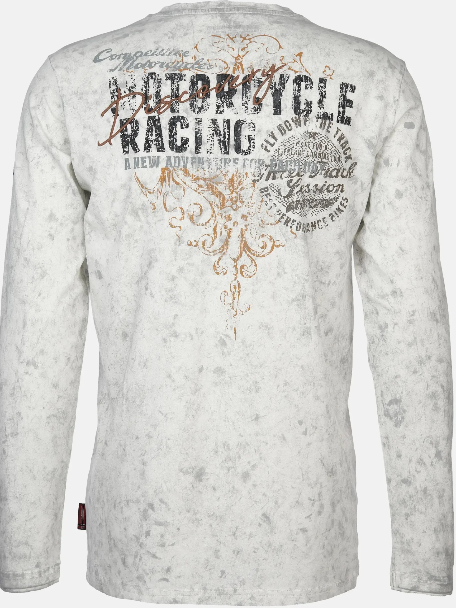 Herren Southern Territory Herren Henley Shirt mit Print