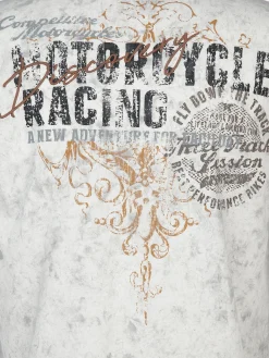 Herren Southern Territory Herren Henley Shirt mit Print