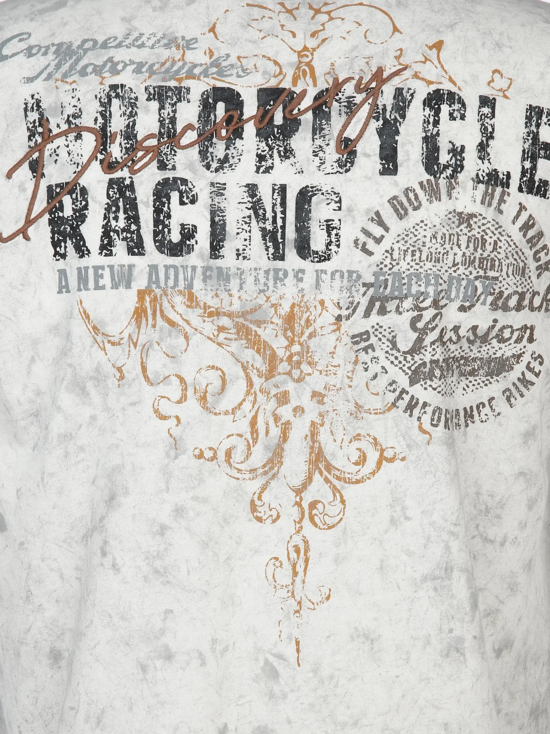 Herren Southern Territory Herren Henley Shirt mit Print