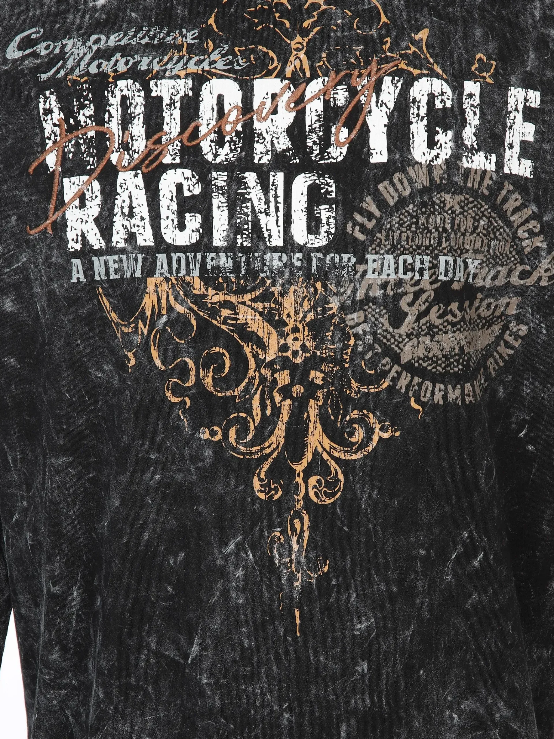 Herren Southern Territory Herren Henley Shirt mit Print