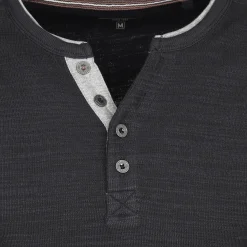 Herren Jim Spencer Herren Henley Strickshirt