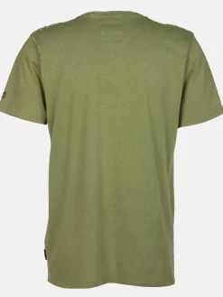 Herren Southern Territory Herren Henleyshirt im Used Look