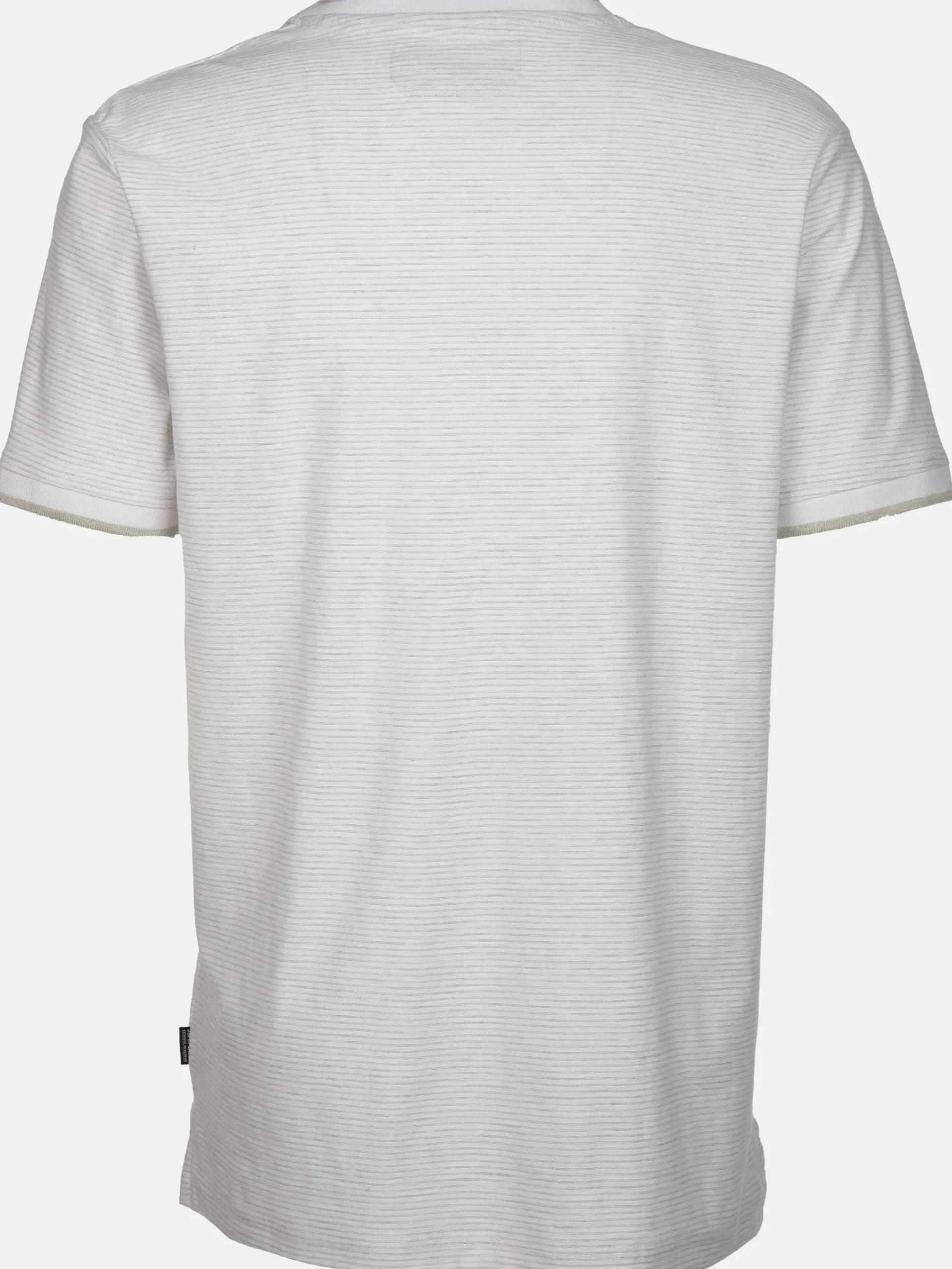 Herren Jim Spencer Herren Henleyshirt in melierter Streifenoptik