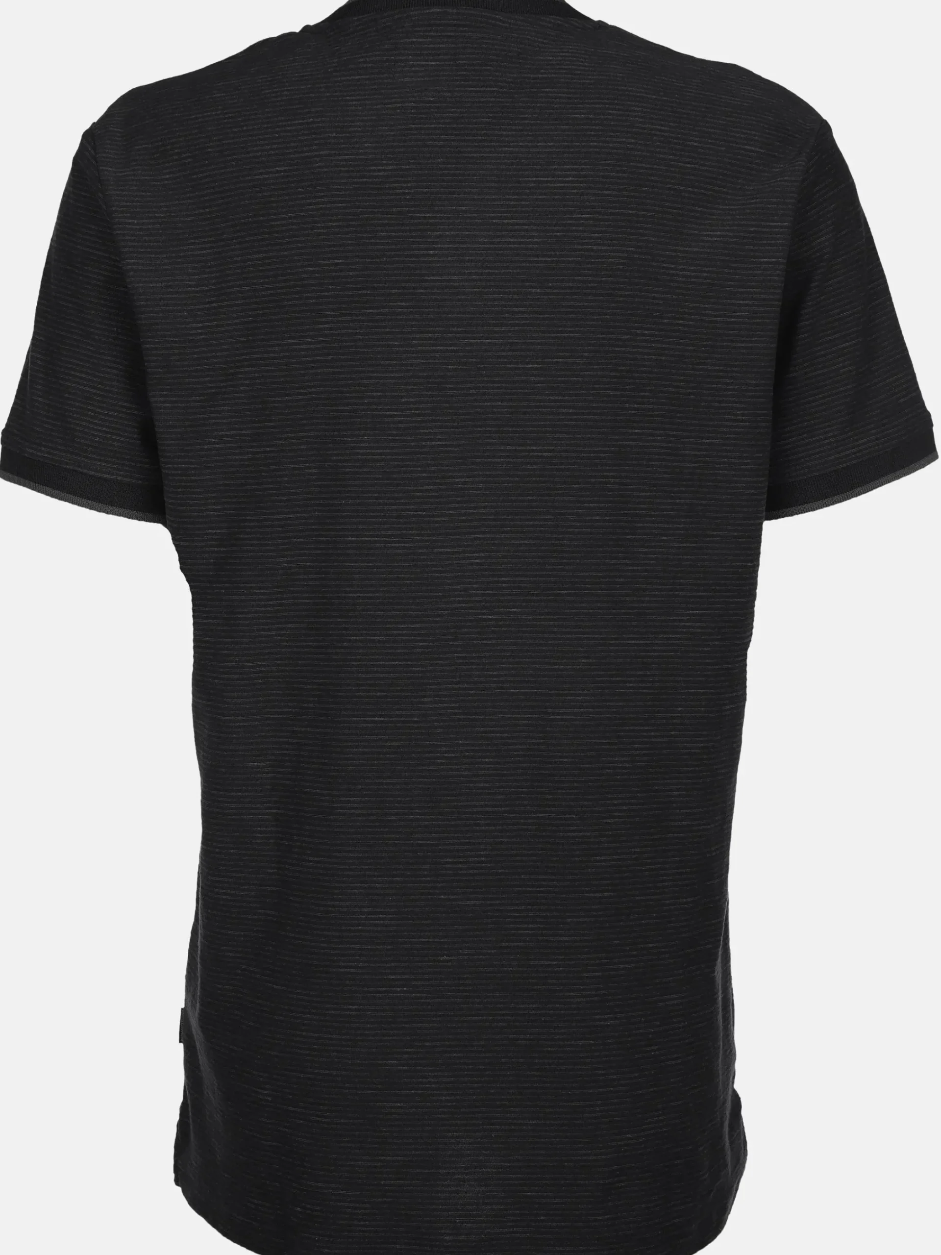 Herren Jim Spencer Herren Henleyshirt in melierter Streifenoptik