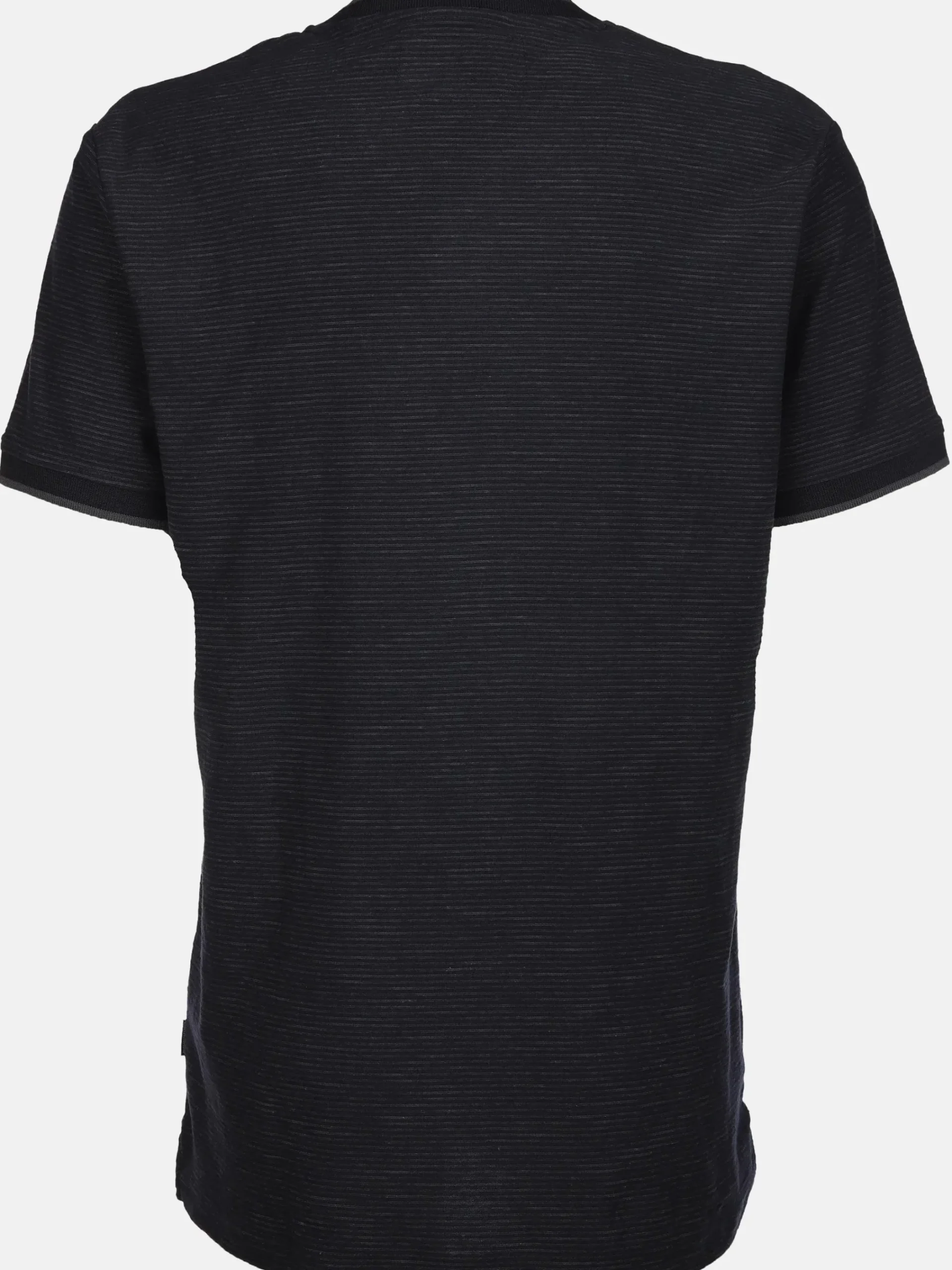 Herren Jim Spencer Herren Henleyshirt in melierter Streifenoptik