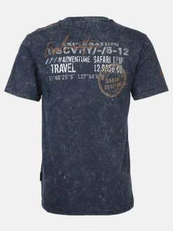 Herren Southern Territory Herren Henleyshirt in Used 2in1 Optik