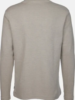 Herren Jim Spencer Herren Henleyshirt in Waffeloptik