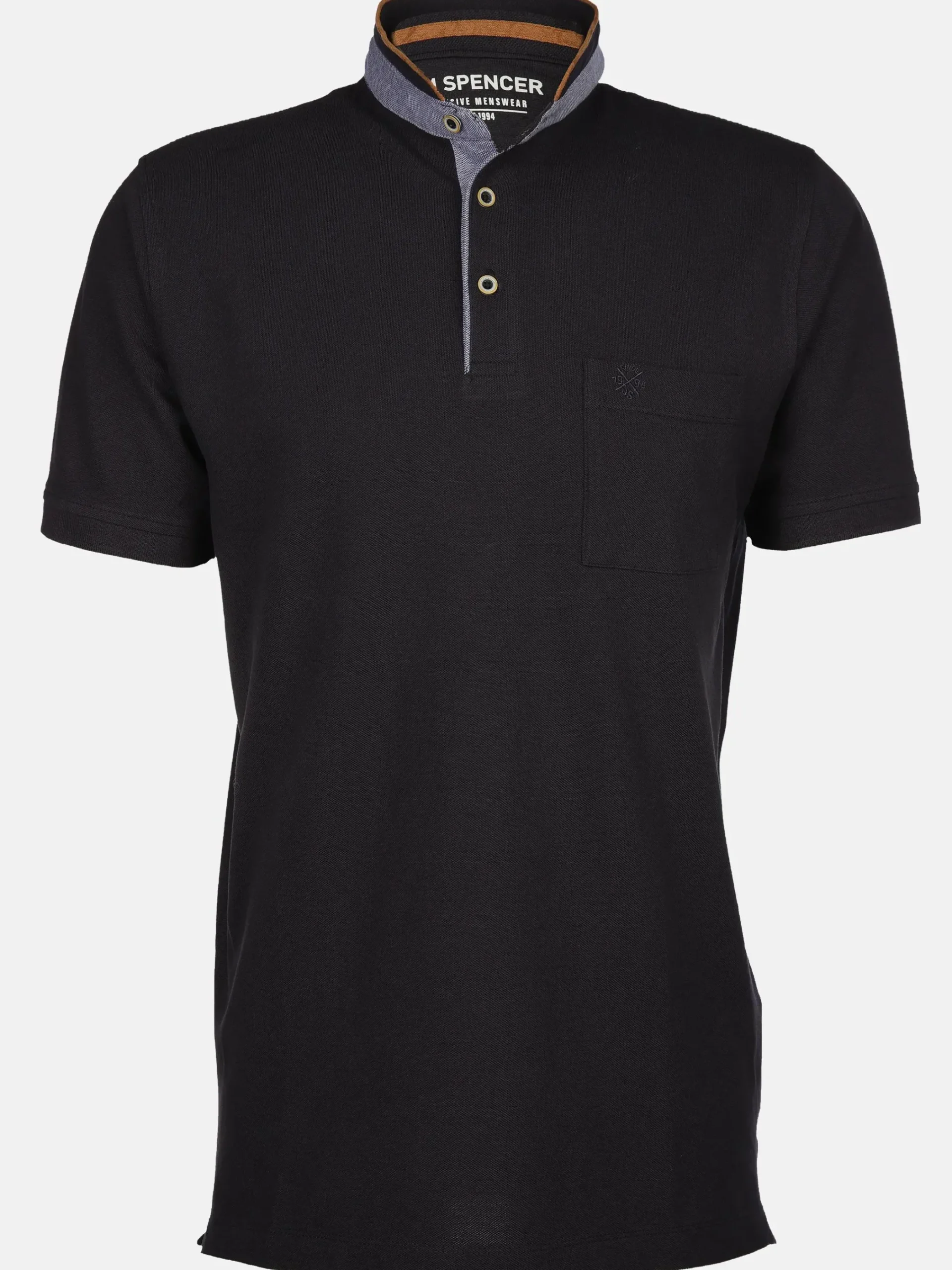 Herren Jim Spencer Herren Henleyshirt mit Brusttasche