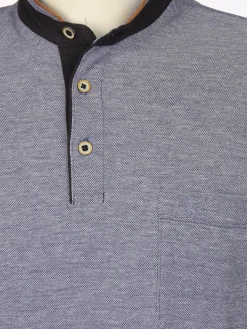 Herren Jim Spencer Herren Henleyshirt mit Brusttasche