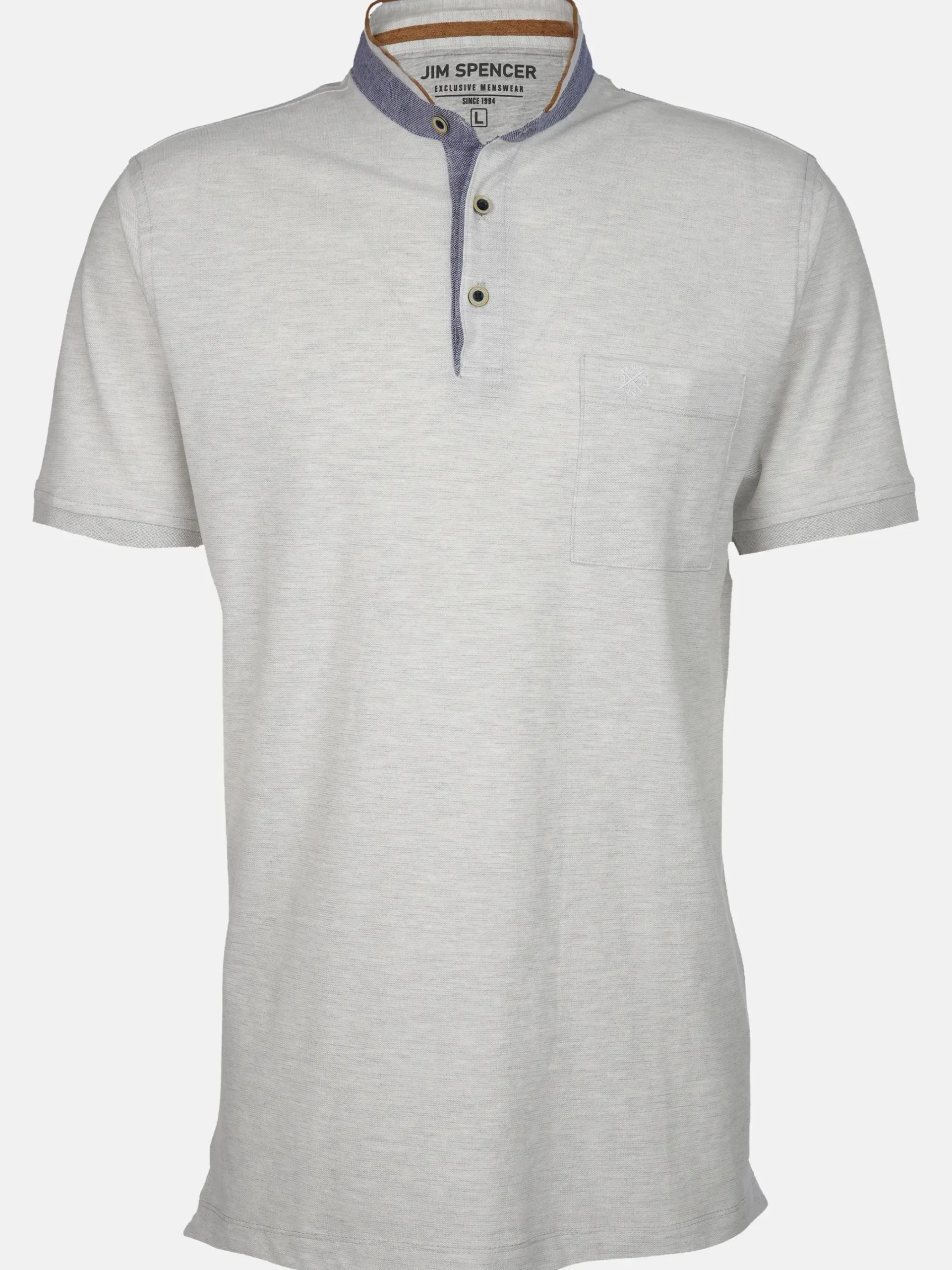Herren Jim Spencer Herren Henleyshirt mit Brusttasche