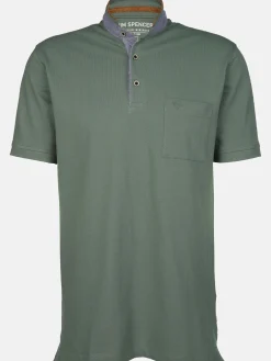 Herren Jim Spencer Herren Henleyshirt mit Brusttasche