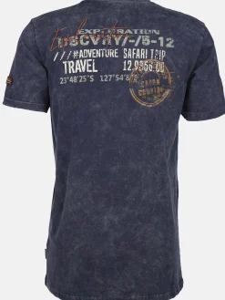 Herren Southern Territory Herren Henleyshirt mit Front-und Backprint