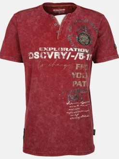 Herren Southern Territory Herren Henleyshirt mit Front-und Backprint