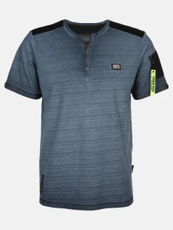 Herren Southern Territory Herren Henleyshirt mit Struktur