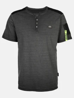 Herren Southern Territory Herren Henleyshirt mit Struktur